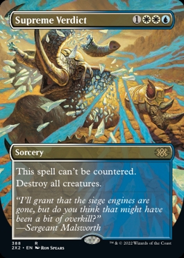 Supreme Verdict Double Masters 2022 Alternate Art